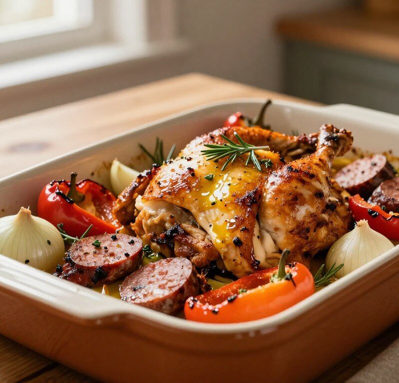 Mary Berry Chicken And Chorizo Tray Bake