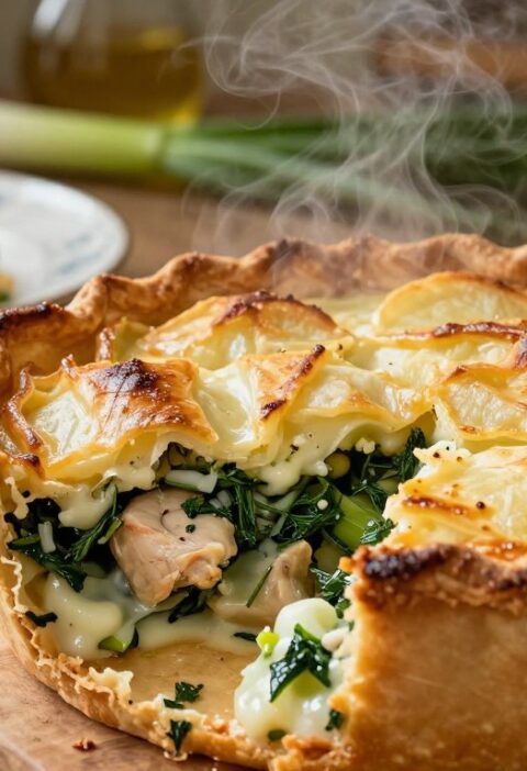 Mary Berry Chicken And Leek Pie With Potato Topping