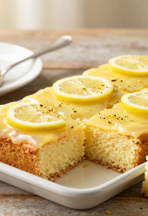 Mary Berry Lemon Traybake