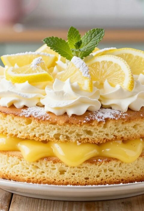 Mary Berry Lemon Victoria Sponge