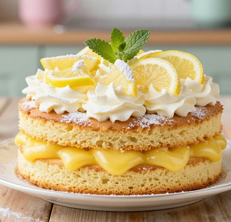 Mary Berry Lemon Victoria Sponge