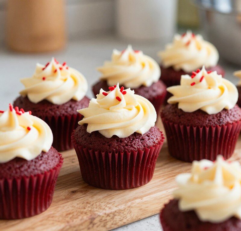 Mary Berry Red Velvet Cupcakes
