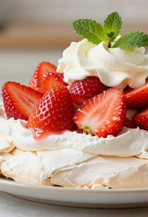Mary Berry Strawberry Pavlova