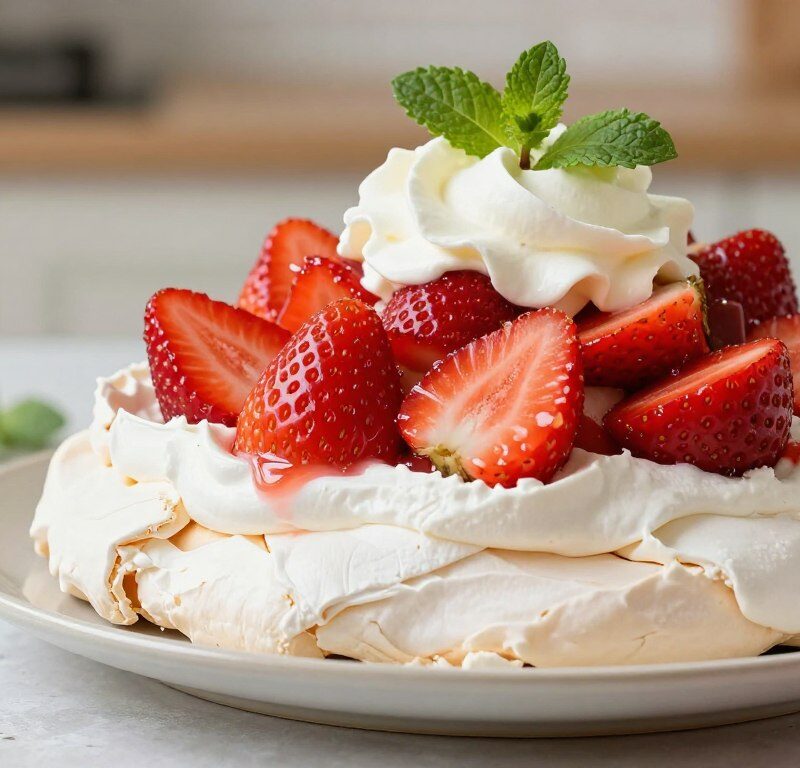 Mary Berry Strawberry Pavlova