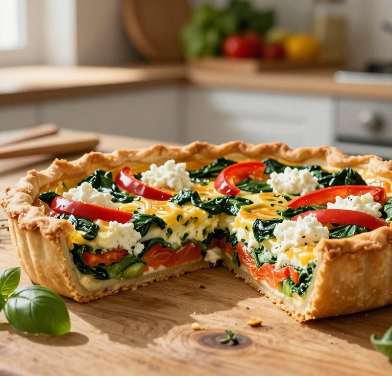 Mary Berry Vegetarian Quiche Recipe