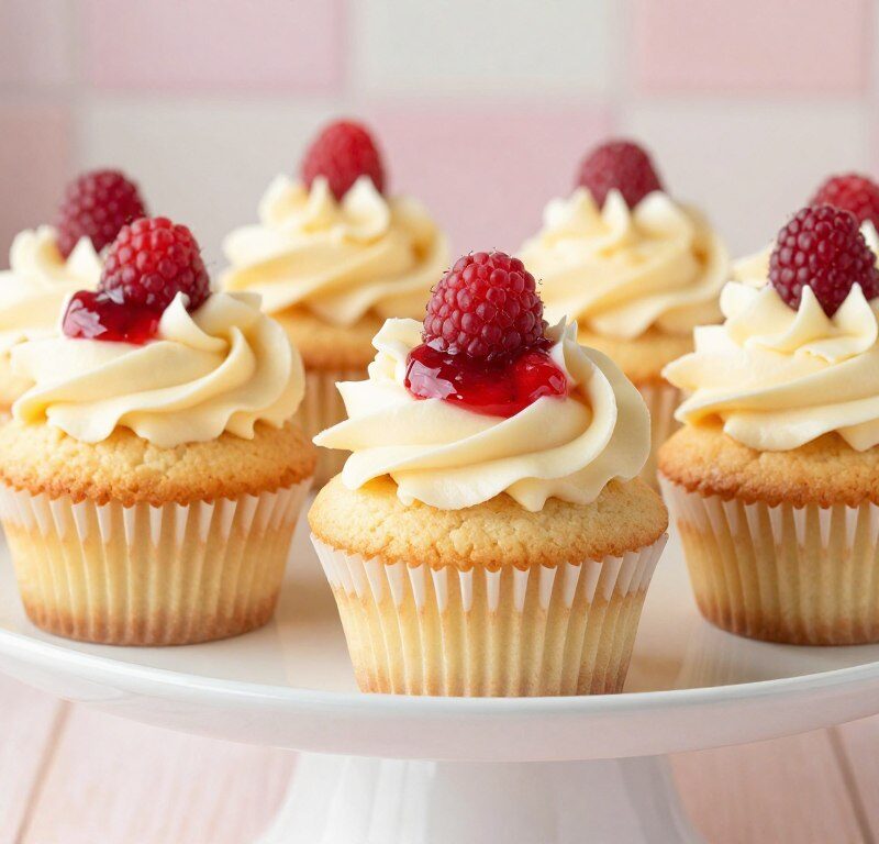 Mary Berry Victoria Sponge Cupcakes