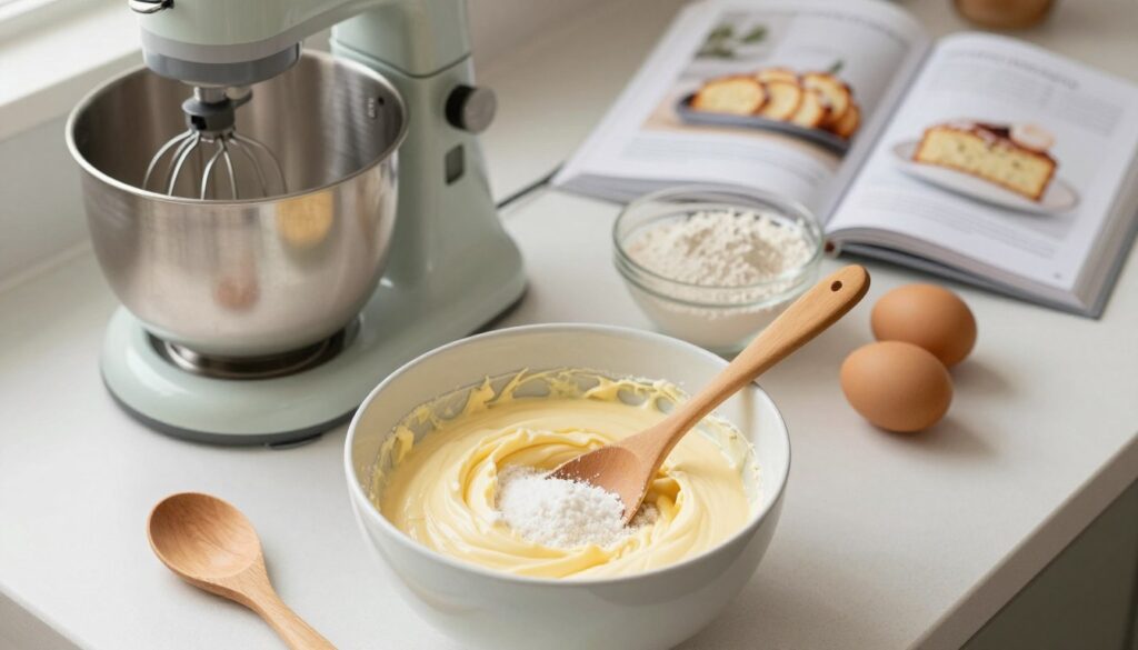 creaming method for marble cake