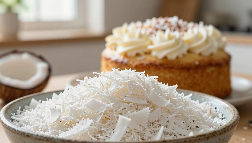 desiccated coconut