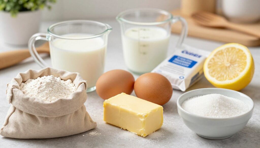 essential ingredients for sponge