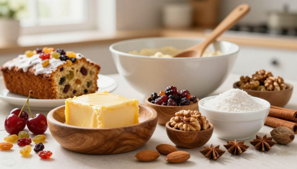 essential ingredients fruit cake