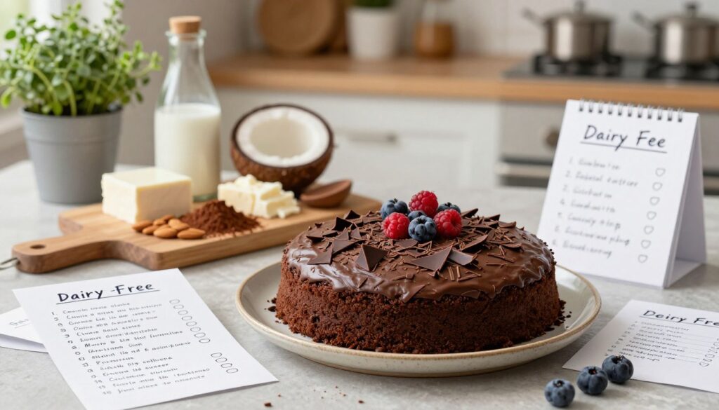 expert tips for dairy-free chocolate cake