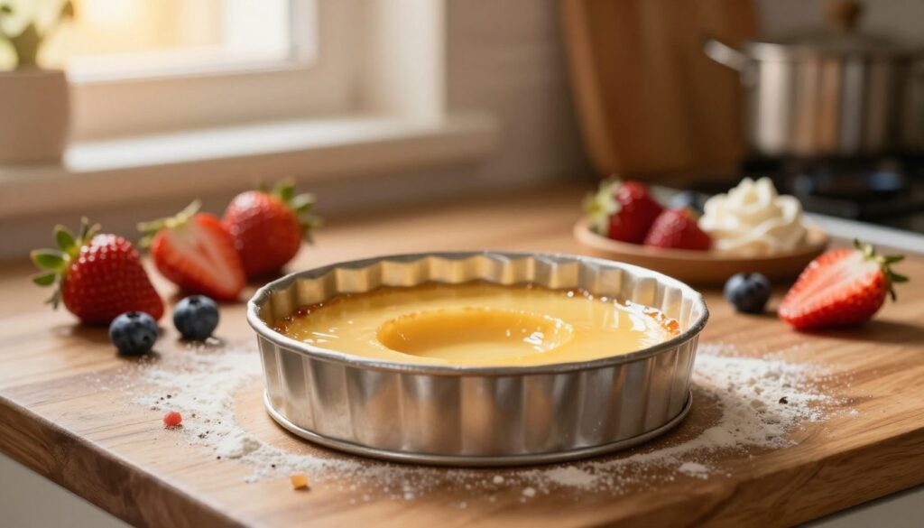 flan tin