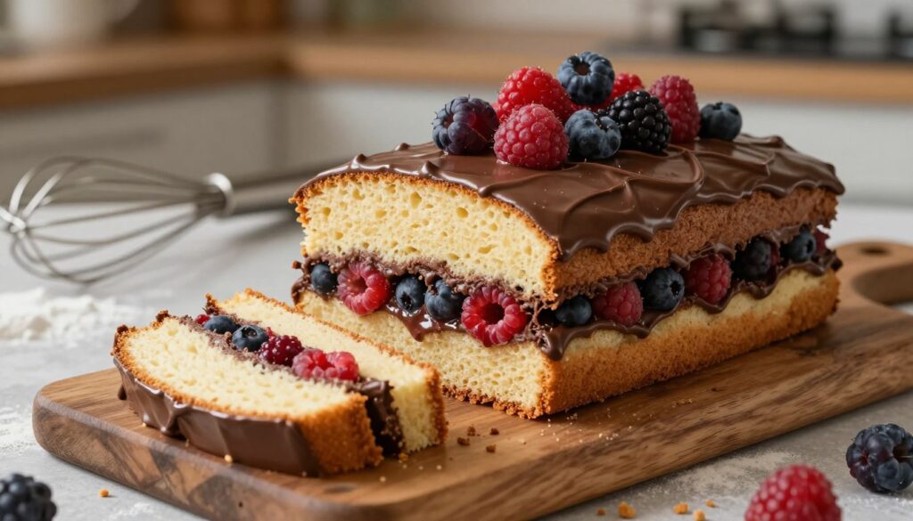 light and moist sponge