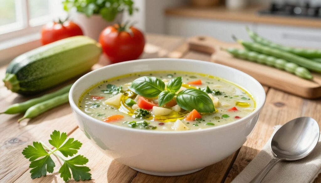 light summery minestrone