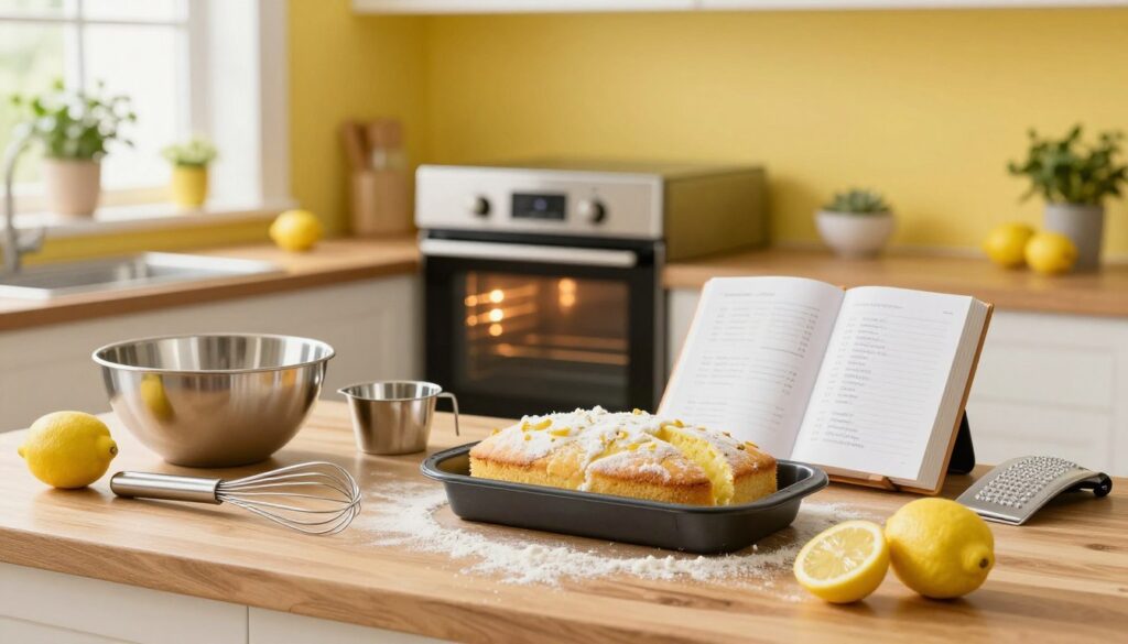 preparing kitchen equipment for lemon victoria