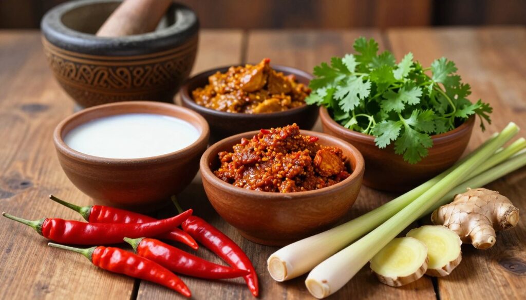 red curry ingredients