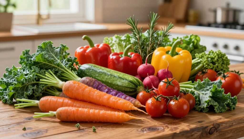 seasonal vegetables