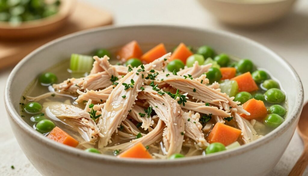 shredded chicken