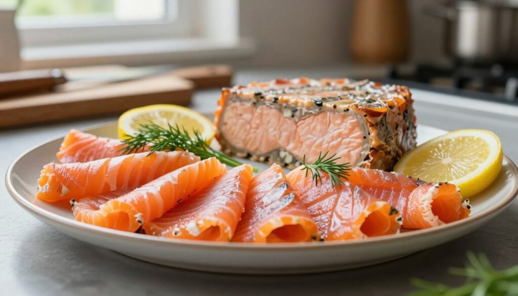 smoked salmon