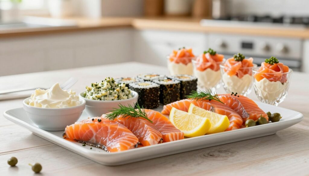 smoked salmon variations