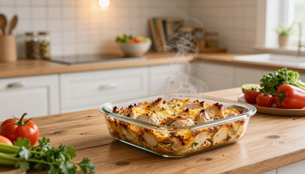 storing chicken casserole