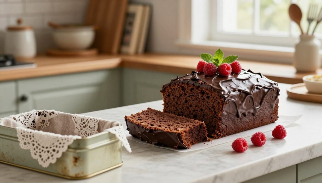 storing chocolate cake