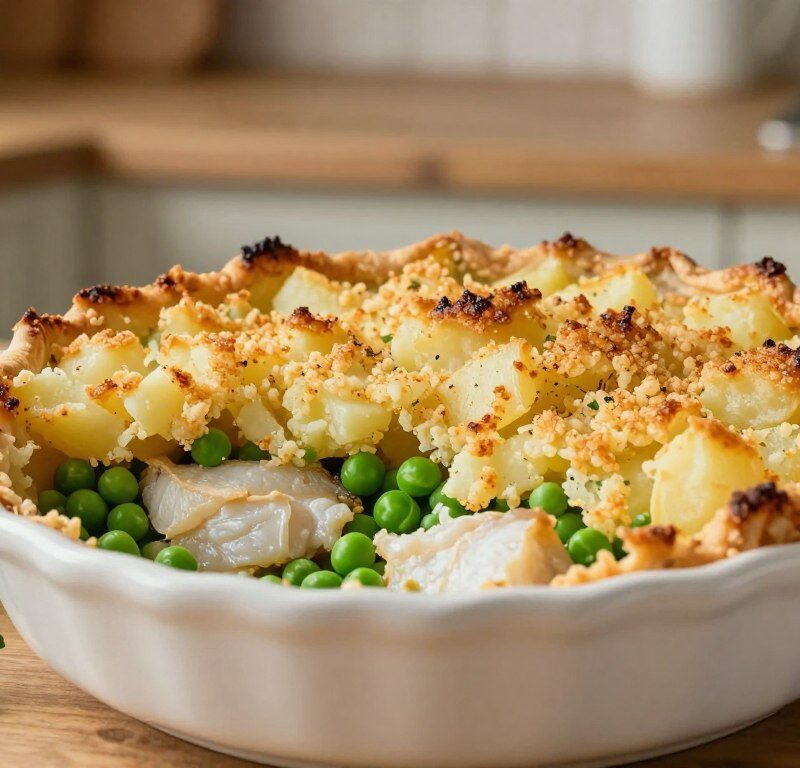 Mary Berry Fish Pie With Crushed Potato Topping