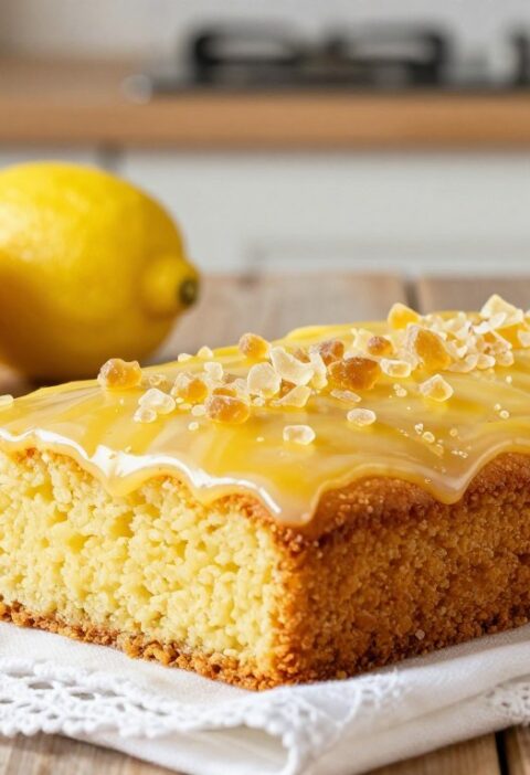 Mary Berry Lemon And Ginger Traybake
