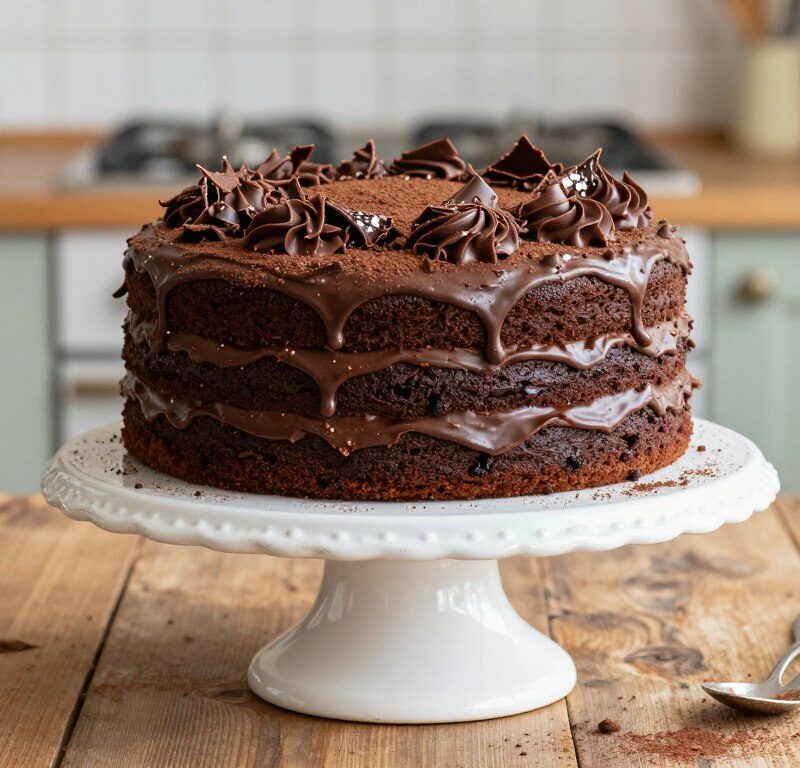 Mary Berry Malted Chocolate Cake