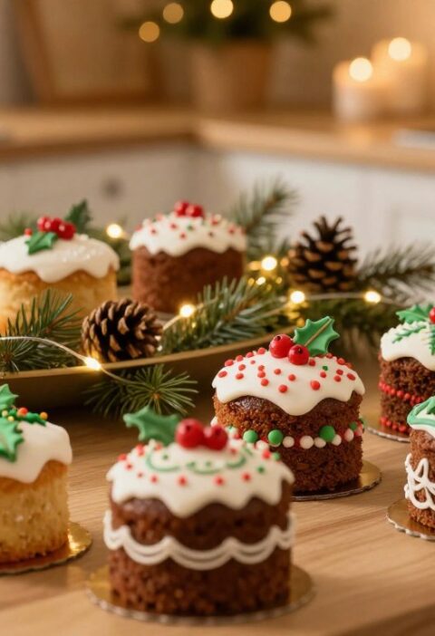 Mary Berry Non Alcoholic Mini Christmas Cakes