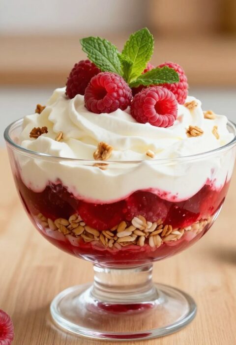 Mary Berry Raspberry Parfait