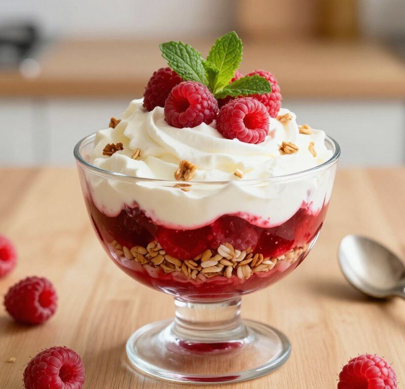 Mary Berry Raspberry Parfait