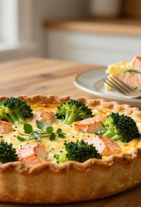 Mary Berry Salmon And Broccoli Quiche