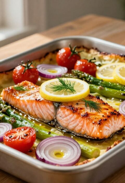 Mary Berry Salmon Tray Bake