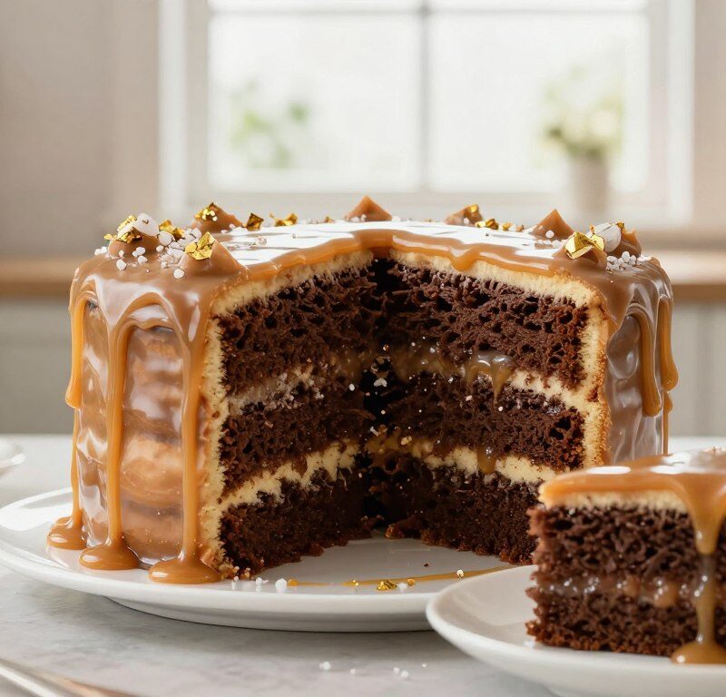 Mary Berry Salted Caramel Cake