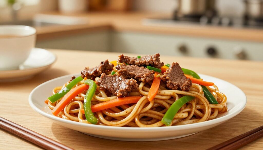 beef chow mein