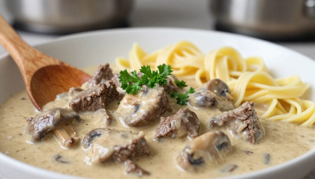 beef stroganoff sauce