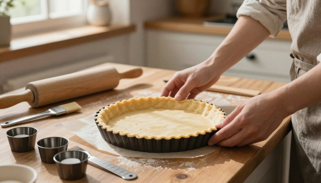 blind baking pastry