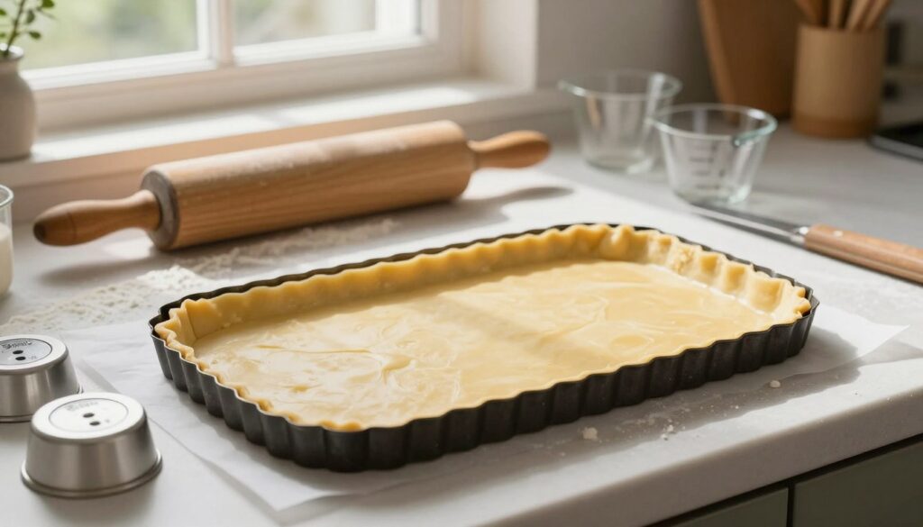 blind baking shortcrust pastry