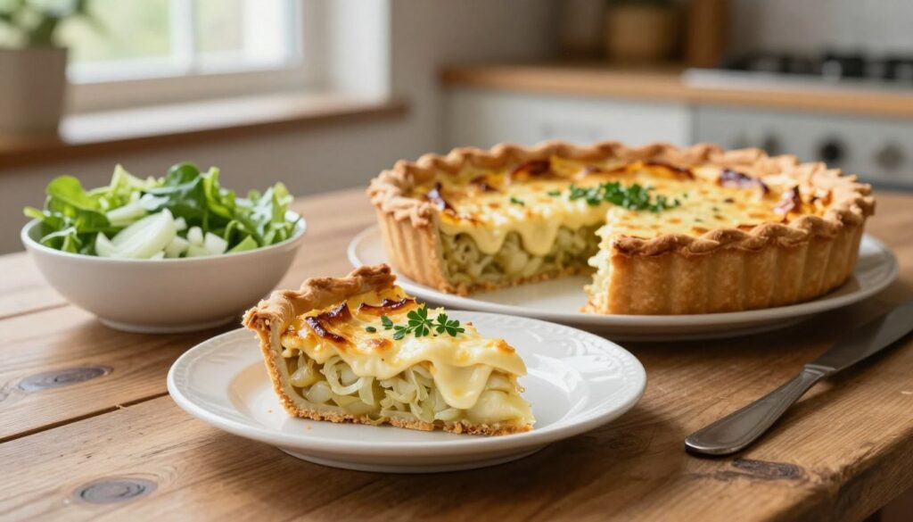 cheese onion quiche