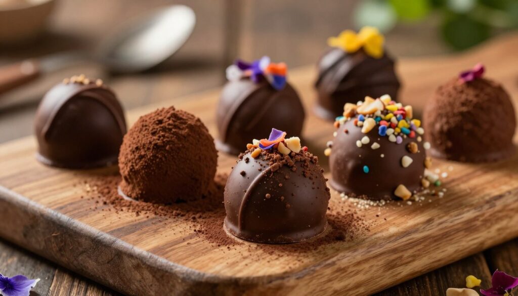 chocolate truffles coating