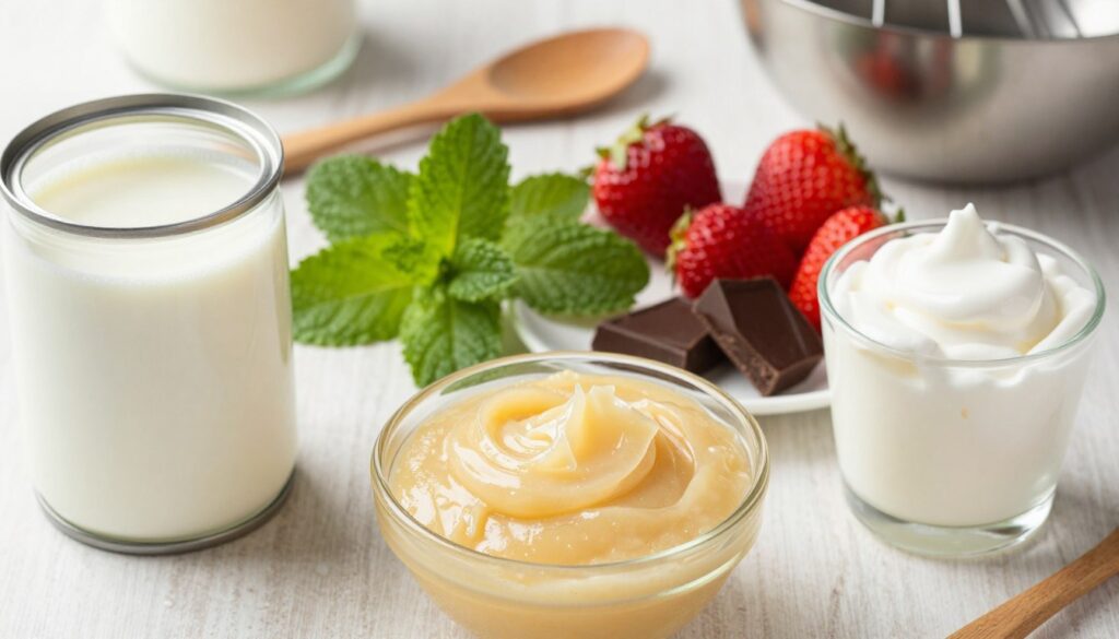 essential ingredients for ice cream