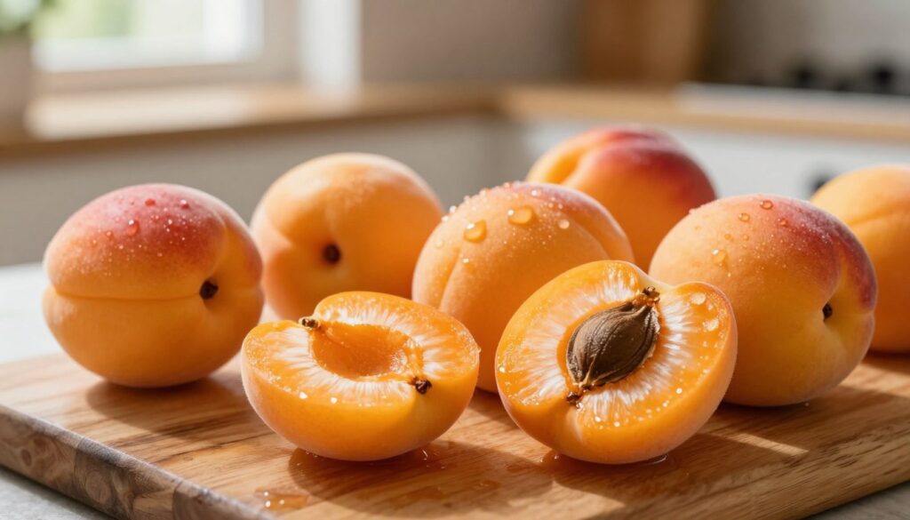 fresh apricots