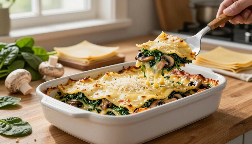 layering lasagne