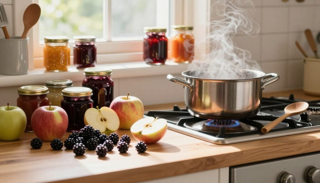 making jam
