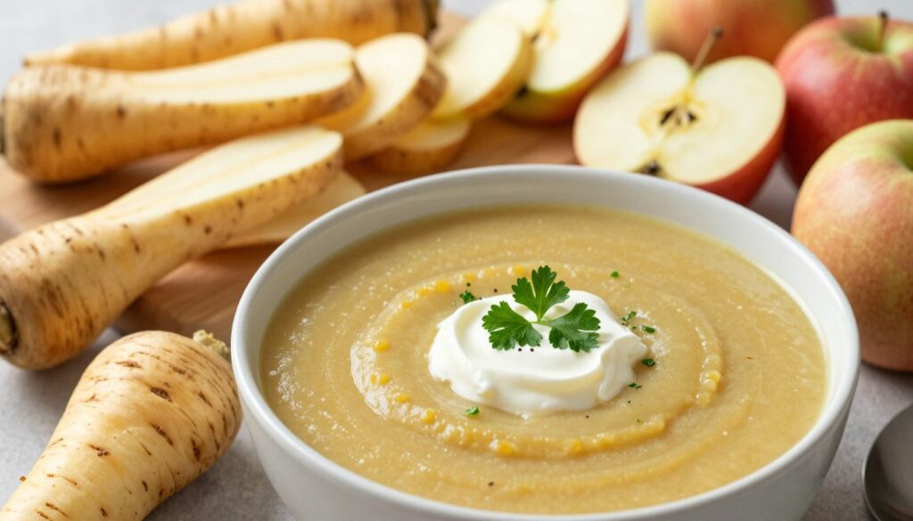 parsnip apple soup