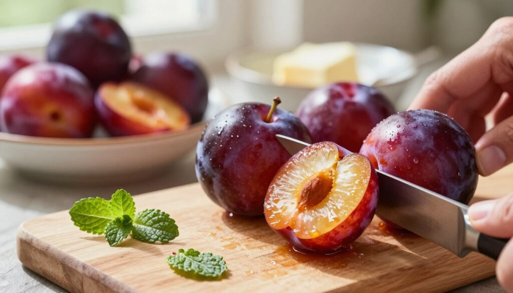 plums preparation
