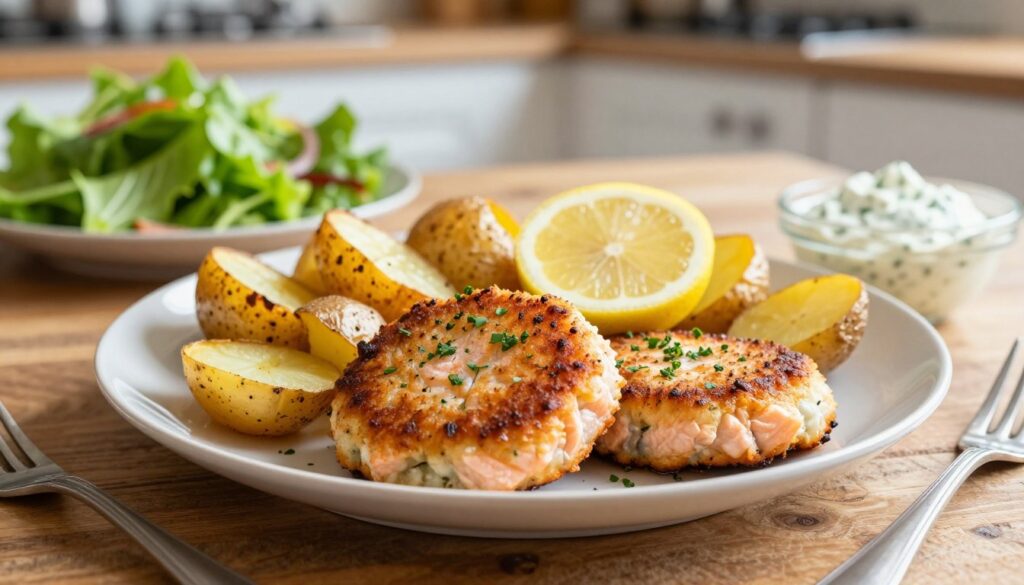 potatoes and fillets