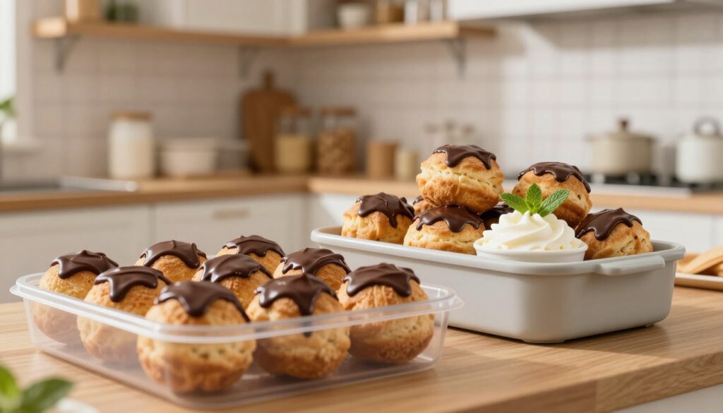 profiteroles storage
