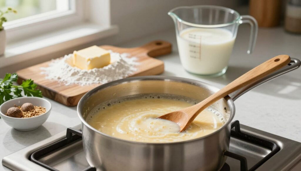 roux technique white sauce